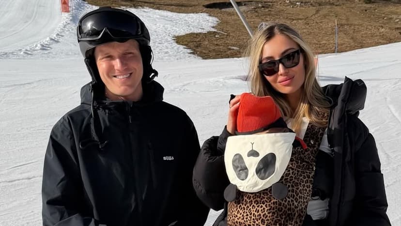 Sophie & Jamie's Baby Ziggy Hits the Slopes!