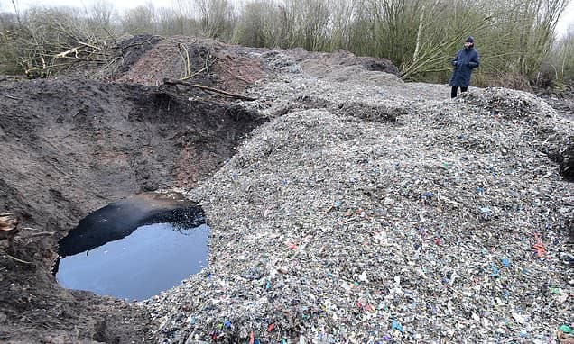 UK's Biggest Illegal Dump Found: 30,000 Tonnes of Rubbish