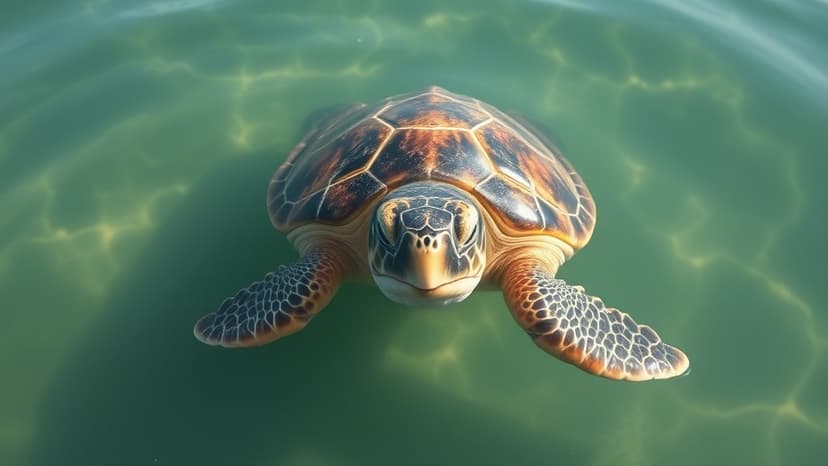 Stranded Sea Turtle Rescued on Scottish Beach